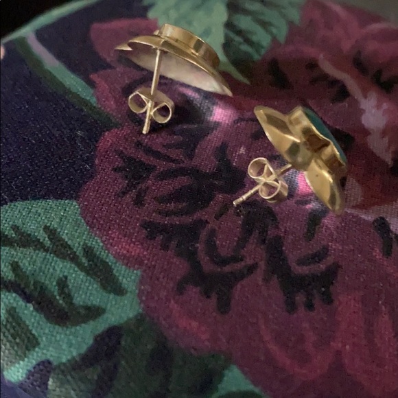 Genuine Turquoise Stone Sterling Silver - Picture 4 of 4